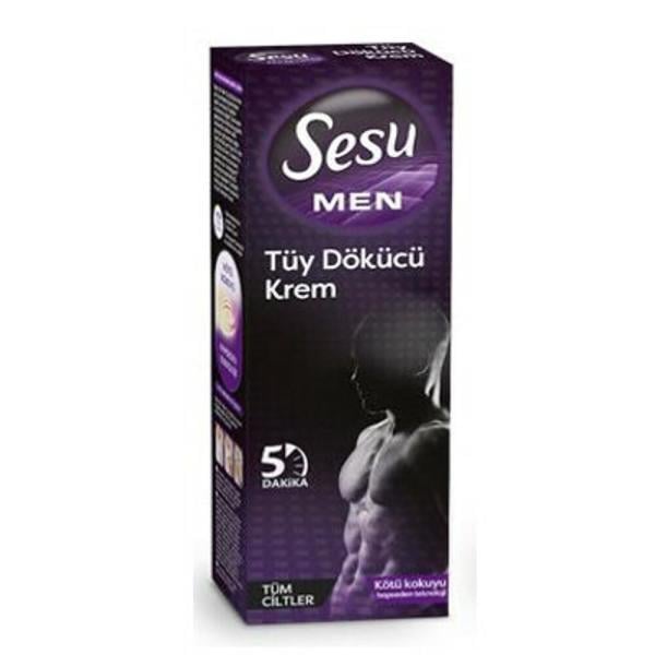 Sesu Men Tüy Dökücü Krem Tüm Ciltler 100ml
