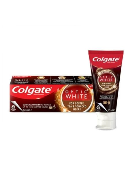 Colgate Optik Whıte Kahve Çay Ve Tütün Kullananlar İçin Diş Macunu 50ml
