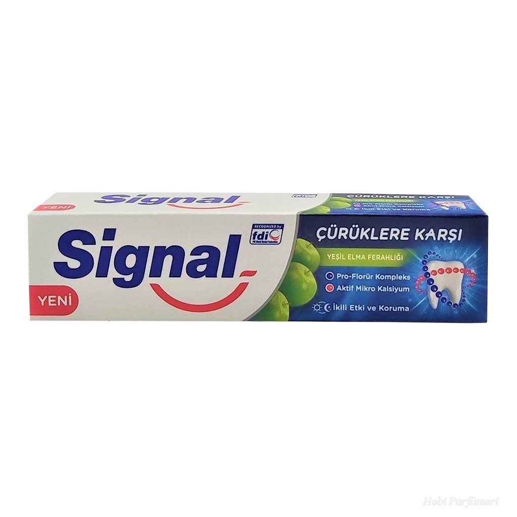 Signal Çürüklere Karşı Yeşil Elma Ferahlığı Diş Macunu 100ml