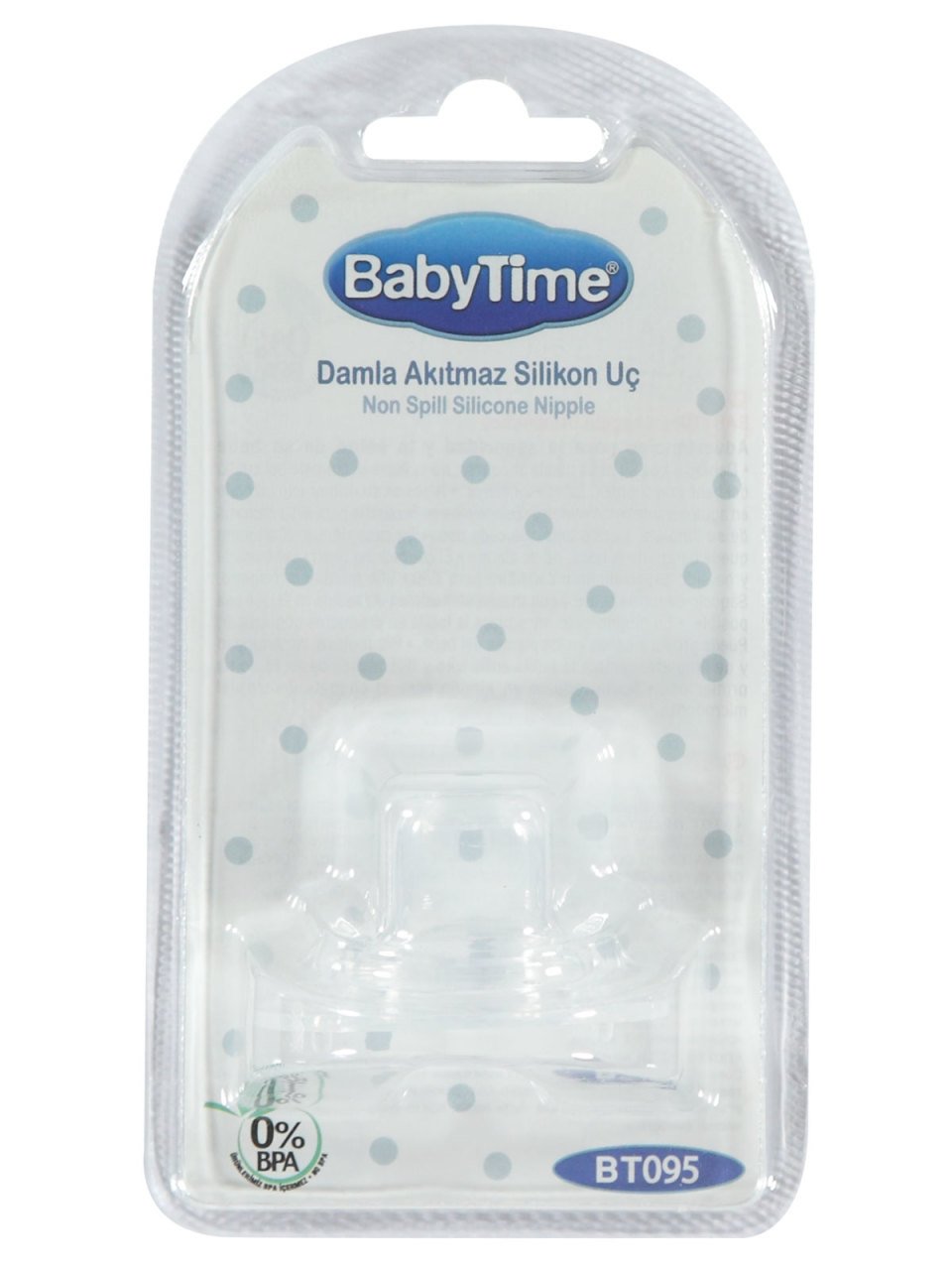 BabyTime Damla Akıtmaz Silikon Uç BT095