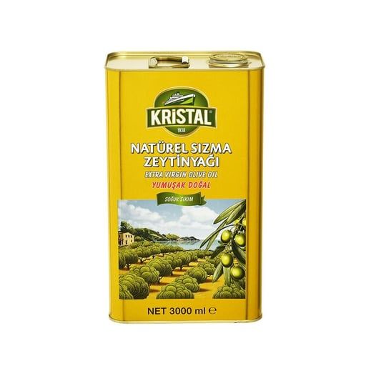 Kristal Natürel Sızma Zeytinyağı 3000ml tnk