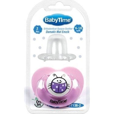 BabyTime Damaklı Mat Emzik 6-18 Ay 138-2