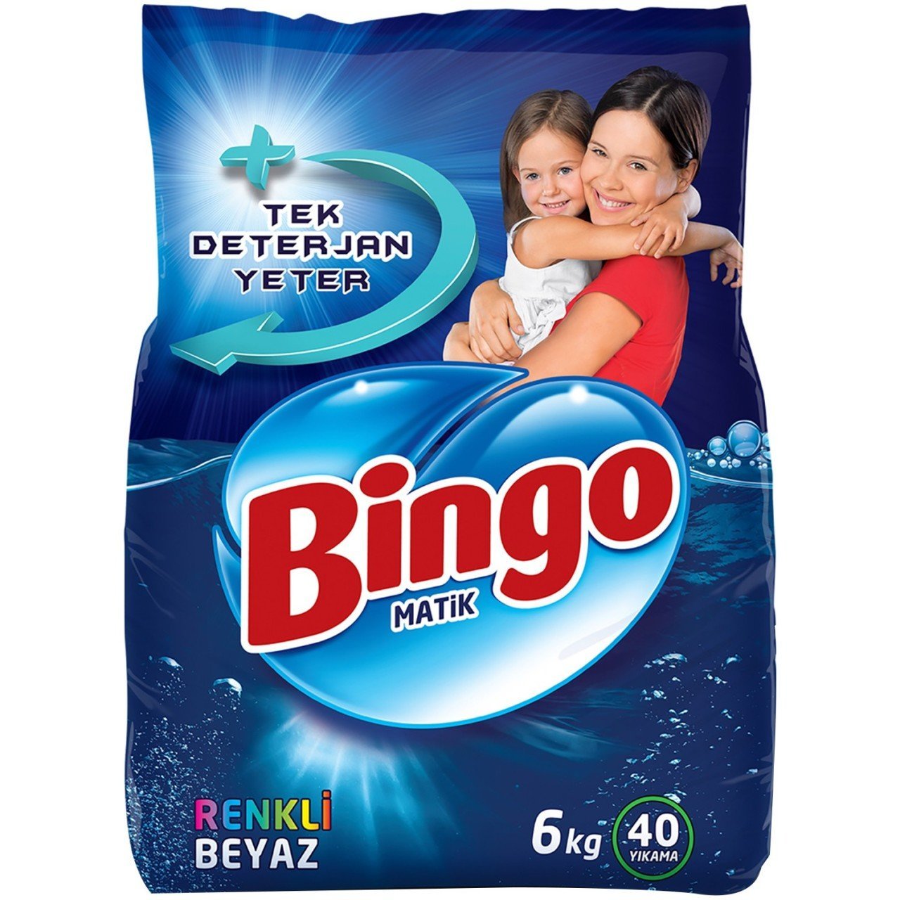 Bingo Matik Renkli Beyaz 6000gr