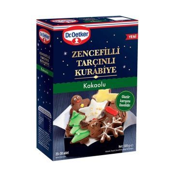 Dr. Oetker Zencefilli Tarçınlı Kurabiye Kakaolu 500gr