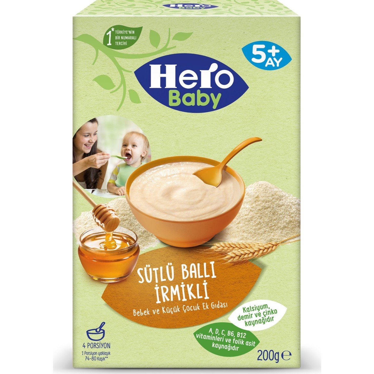 Hero Baby Sütlü Ballı İrmikli 200gr