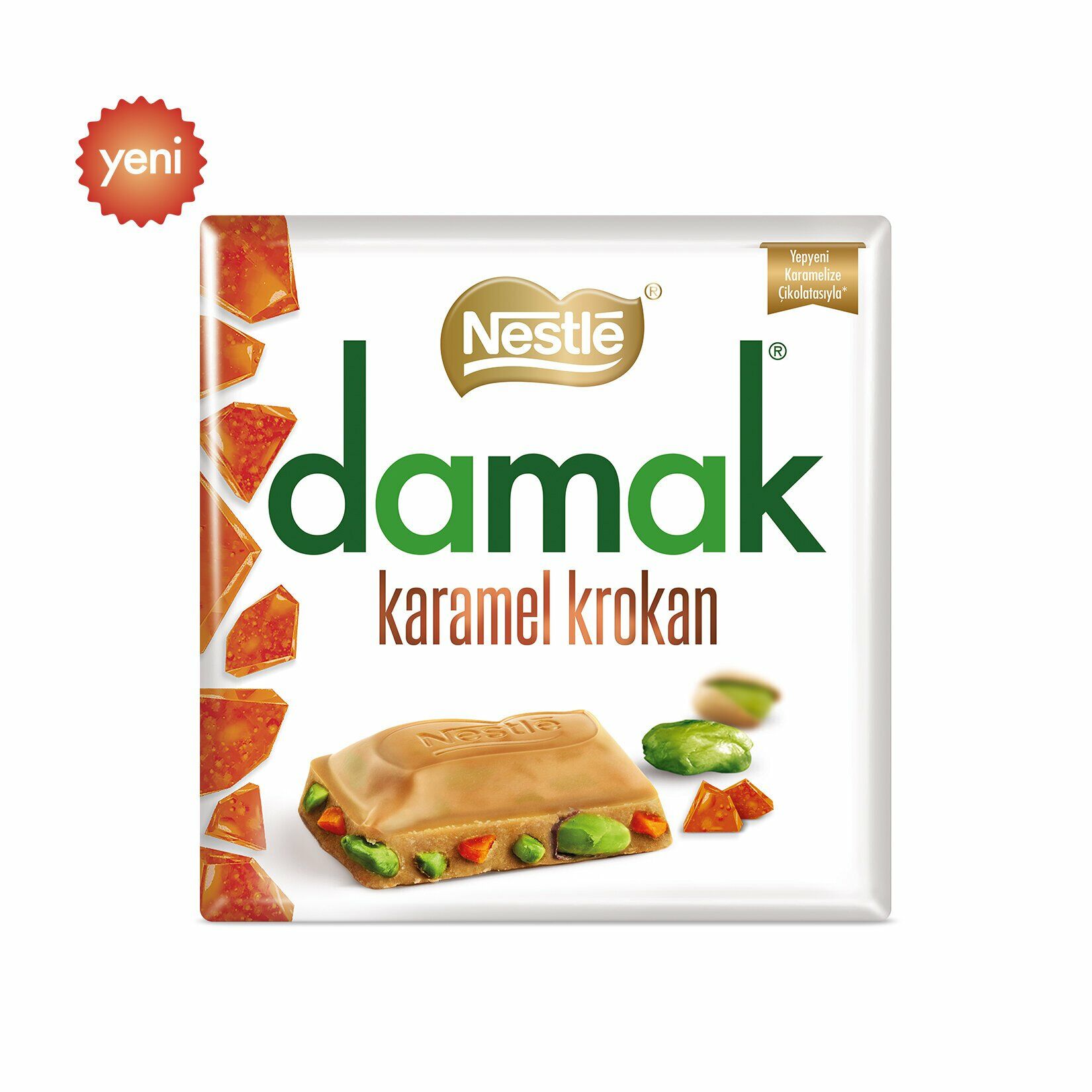 Nestle Damak Karamel Krokan Çikolata 60gr