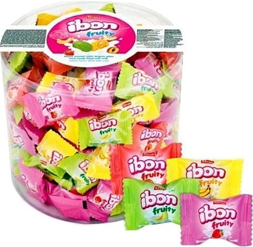 Elvan İbon Süt Kremalı Meyve Aromalı Bonbon 1000gr