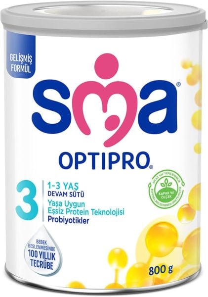 Sma Optipro 3 Bebek Sütü 1-3 Yaş 800gr