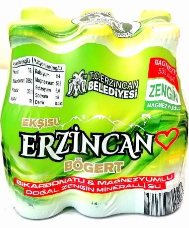 Ekşisu Erzincan Bögert Doğal Maden Suyu 6*200ml