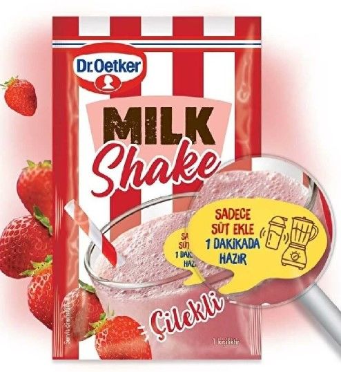 Dr. Oetker Çilekli Milkshake 22gr