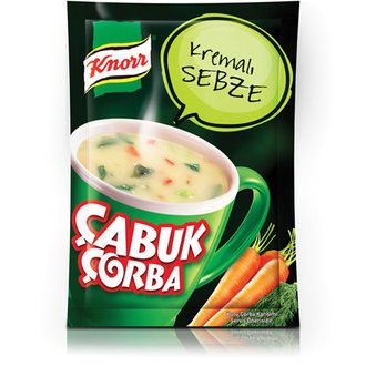 Knorr Çabuk Çorba Kremalı Sebze Çorbası 18gr