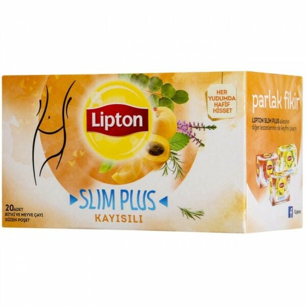 Lipton Slim Plus Kayısılı 20'li 36gr