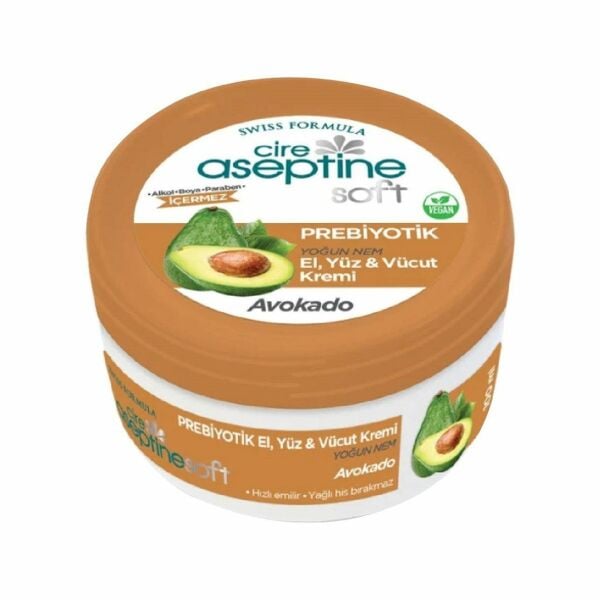 Cire Aseptine Yoğun Nem El, Yüz & Vücut Kremi Avokado 300ml