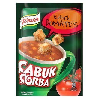 Knorr Çabuk Çorba Kıtırlı Domates Çorbası Acılı 22gr