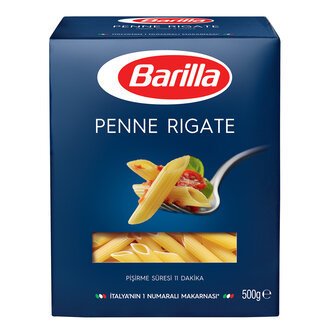 Barilla Kalem (Penne Rigate) Makarna 500gr