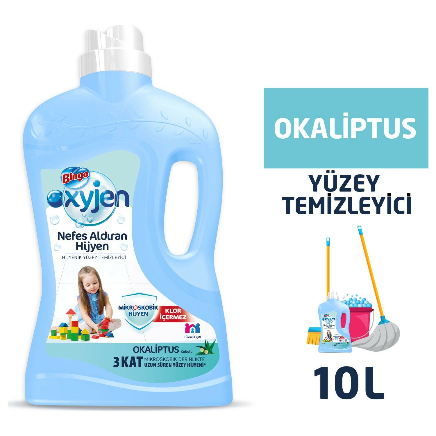 Bingo Oxyjen Yüzey Temizleyici Okaliptus 2500ml