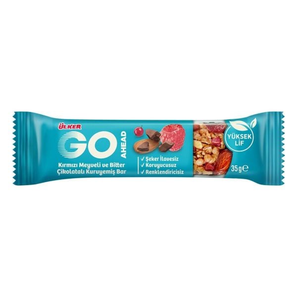 Ülker Go Ahead Kırmızı Meyveli Bitter Bar 45gr