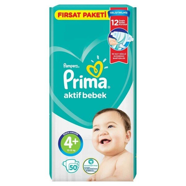 Prima Aktif Bebek Fırsat Paketi 4+ Beden 10-15kg