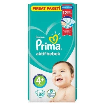 Prima Aktif Bebek Fırsat Paketi 4+ Beden 10-15kg