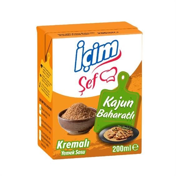 İçim Şef  Kajun Baharatlı Kremalı Yemek Sosu 200ml