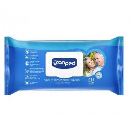 Canped Vücut Temizleme Havlusu 48li