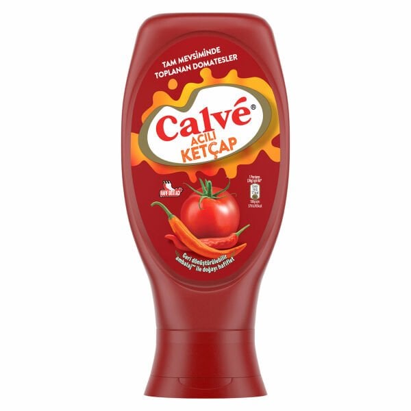 Calve Ketçap 430gr acılı