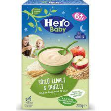 Hero Baby Sütlü Elmalı 8 Tahıllı 200gr