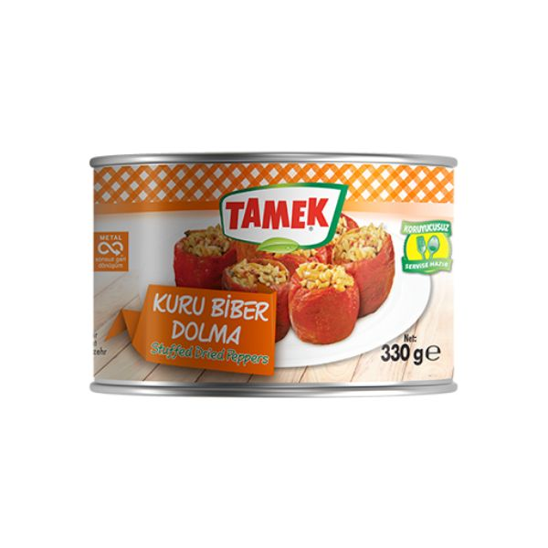 Tamek Kuru Biber Dolma Konservesi 330gr