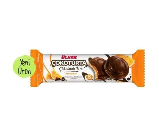 Ülker Çokoturta Portakallı Bisküvi 10'lu 108gr