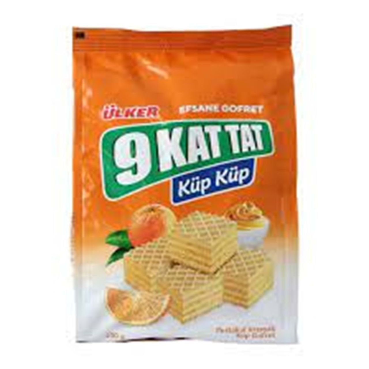 Ülker 9 Kat Tat Küp Küp Portakal Kremalı Küp Gofret 200gr