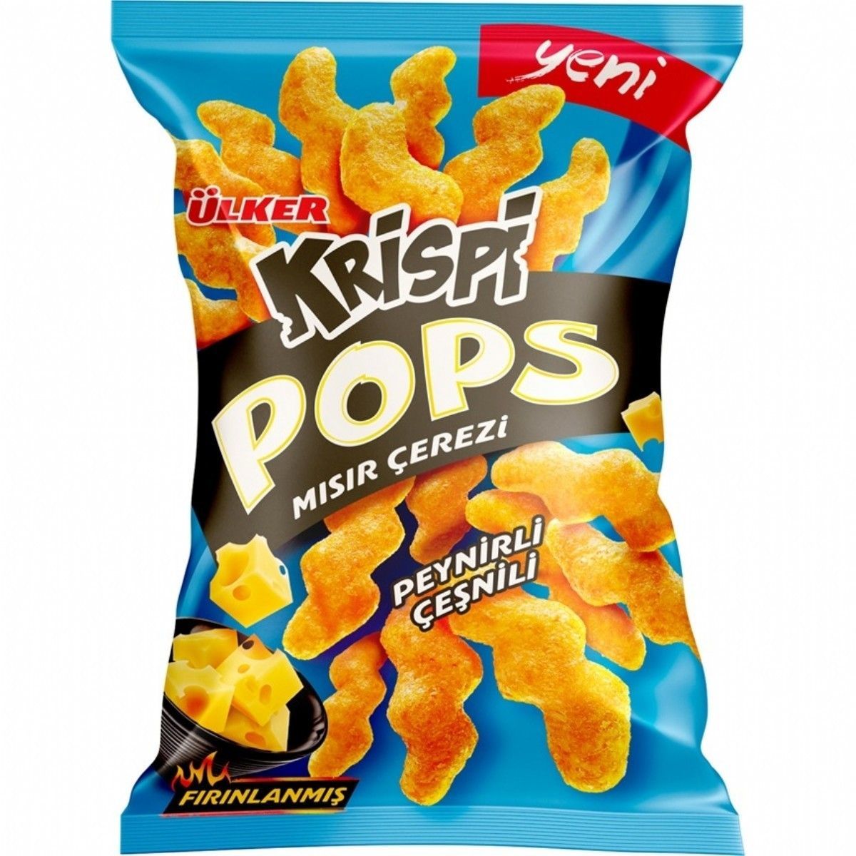 Ülker Krispi Pops Peynir Çeşnili Mısır Çerezi 40 Gr