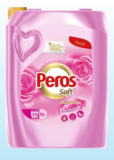 Peros Soft Yumuşatıcı Pembe Güller 5000ml