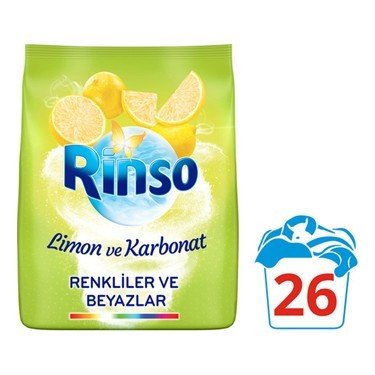 Rinso Matik Limon ve Karbonat 26 Yıkama 4000gr