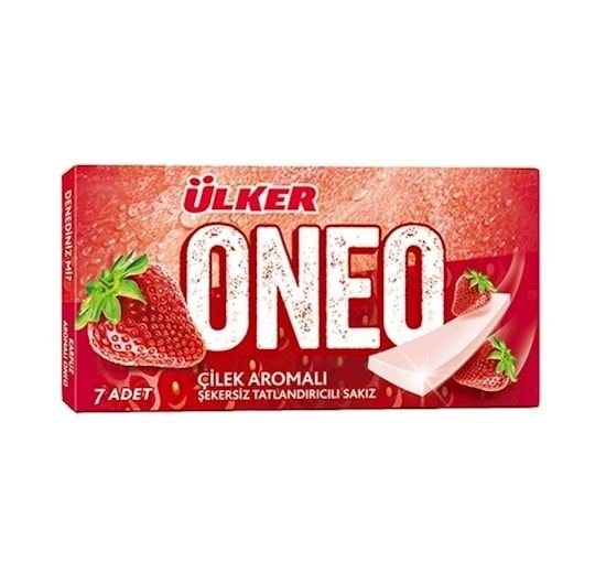 Ülker Oneo Çilek Aromalı Sakız 14gr