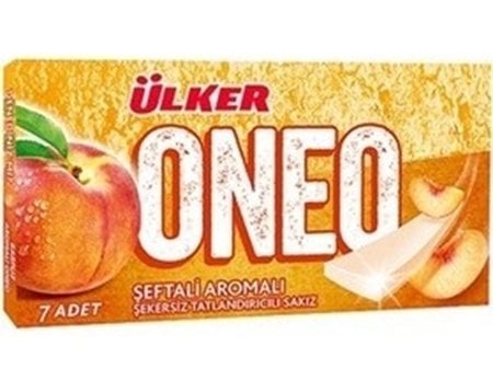 Ülker Oneo Şeftali Aromalı Sakız 14gr