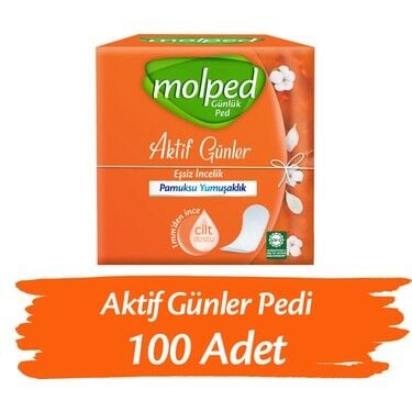 Molped Günlük Ped Aktif Günler 100 adet