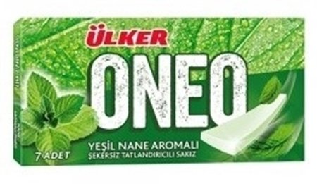 Ülker Oneo Yeşil Nane Aromalı Sakız 14gr