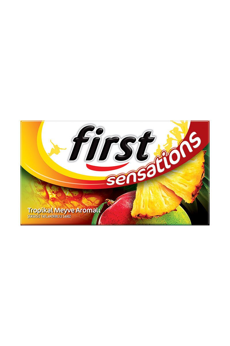 First Sensations Tropikal Meyve Aromalı Sakız 27gr