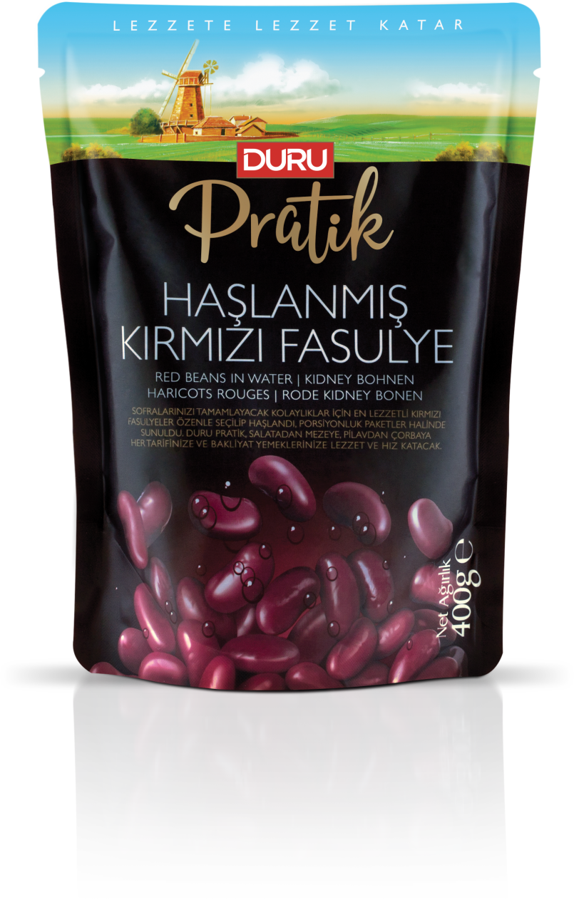 Duru Pratik Haşlanmış Kırmızı Fasulye 400gr