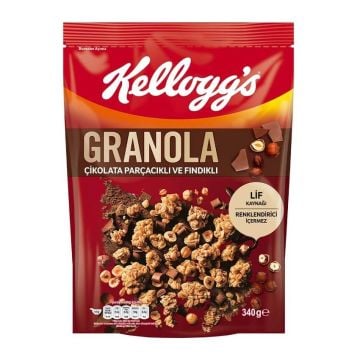 Kellogg's Granola Çikolata Parçacıklı ve Fındıklı 340gr