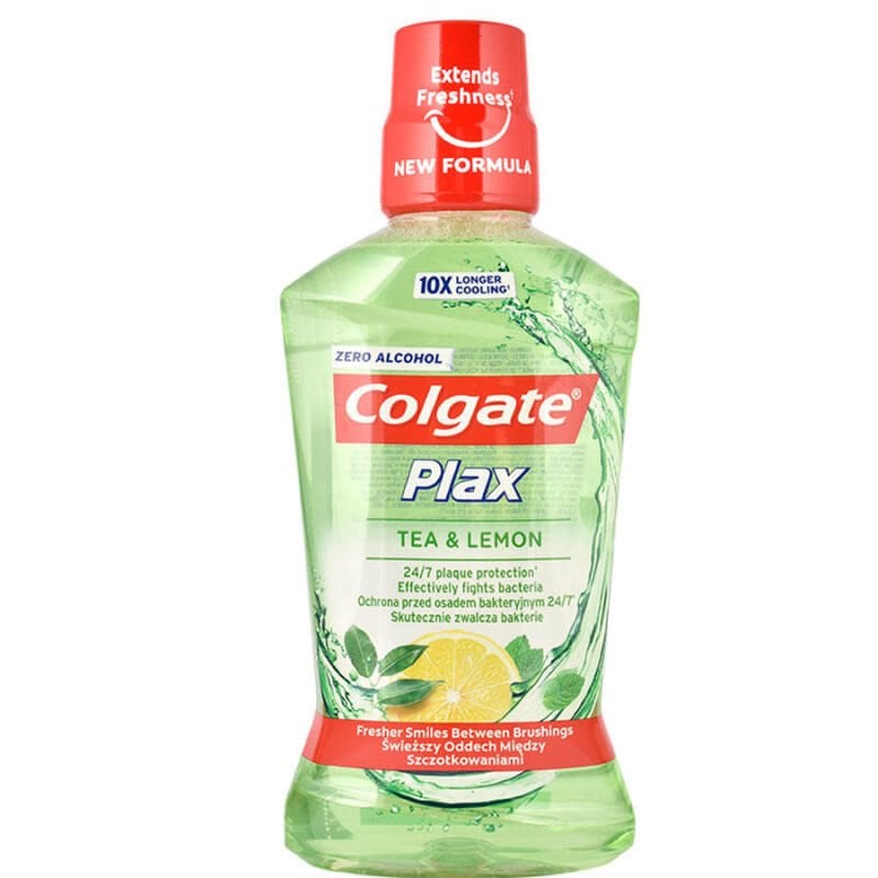 Colgate Plax Tazelik&Koruma Çay Limon  Ağız Bakım Suyu 500ml