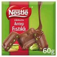 Nestle Antep Fıstıklı Kare Çikolata 65gr