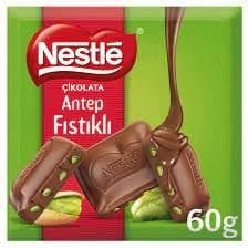 Nestle Antep Fıstıklı Kare Çikolata 65gr