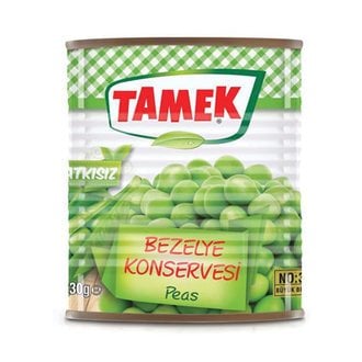 Tamek Bezelye 830gr tnk