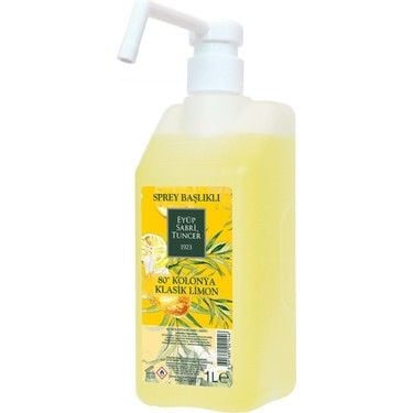 Eyüp Sabri Tuncer Klasik Limon Kolonyası Sprey Başlıklı 1000ml
