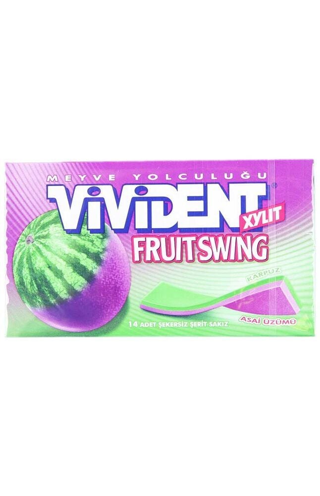 Vivident Xylıt Karpuz Asai Üzümlü Aromalı 26gr