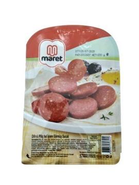 Maret Dilimli Piliç Sucuk 200gr