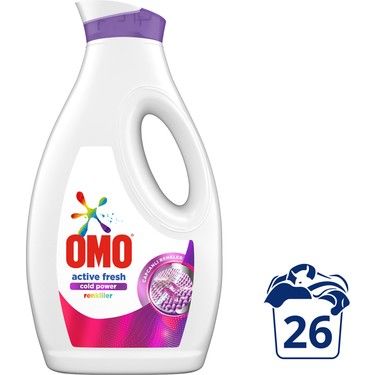 Omo Sıvı Active Fresh Cold Power Renkliler Deterjan Renkliler 1690ml