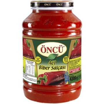 Öncü Acı Biber Salçası 4300gr pet