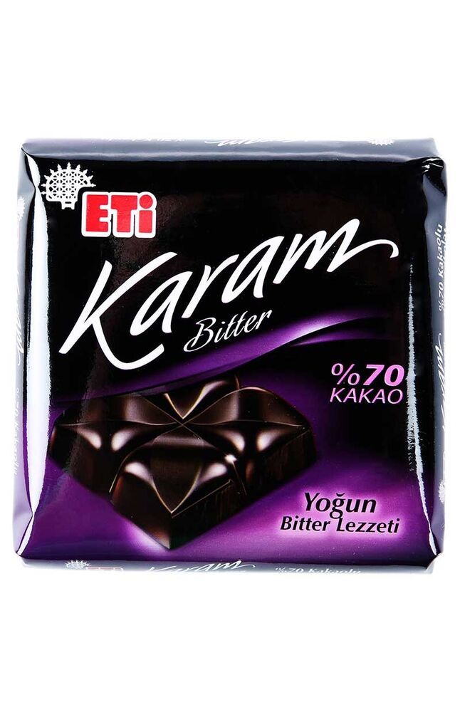 Eti Karam Bitter %70 Kakao Kare Çikolata 60gr